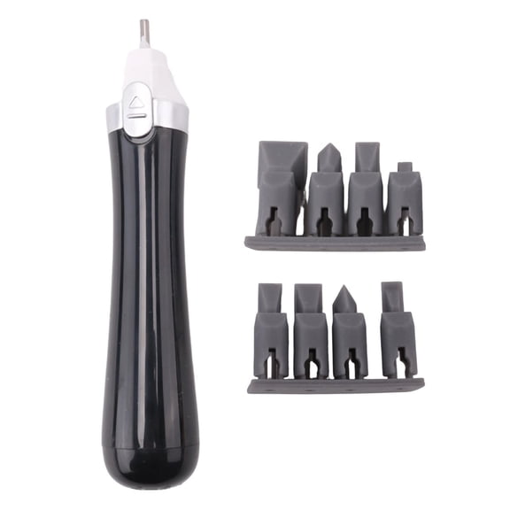 Mini Electric Reciprocating Sander with 8 Sanding Heads, Portable Polishing Tool for Hobby Model, Miniature & Figure Sanding