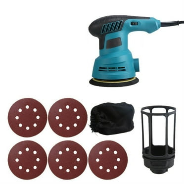 Mini Electric Sander Adjustable Speed Grinder Paint Wall Putty Polishin Tools Woodworking Wood Furniture Flat Sandpaper Machine ,Low Vibration