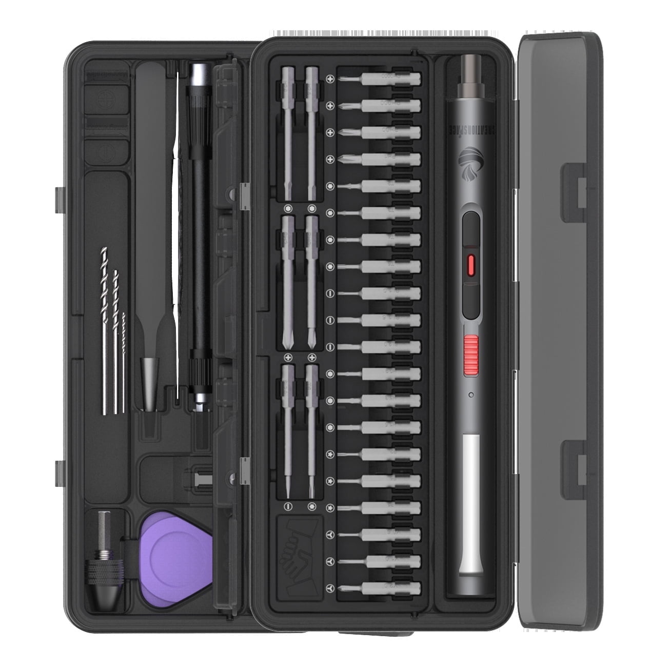 Mini Electric Screwdriver, Precision Screwdriver Set, USB-C Rechargeable, Compact Magnetic Tool for Phone, Laptop, Camera, DIY Projects, Electronics Repair