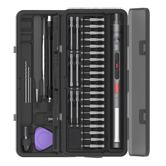 Mini Electric Screwdriver, Precision Screwdriver Set, USB-C Rechargeable, Compact Magnetic Tool for Phone, Laptop, Camera, DIY Projects, Electronics Repair