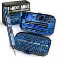 thumbnail image 1 of Mini Electric Screwdriver Set 160-IN-1: Small Power Screwdriver Cordless - 140 S2 Precision Bits, 5 Torque Settings, 4 LED Lights, Magnetic Repair Tool Kit for PC Electronics - Tech Gifts for Men Dad, 1 of 4