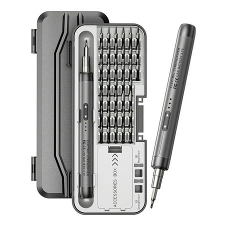 Beslands 46-in-1 Mini Electric Screwdriver Kit, 3N.m Torque & Quick-Charge | Precision Set with Magnetic Bits & Case | 5 Torque Settings, Magnetic Case, Torx & Phillips Bits