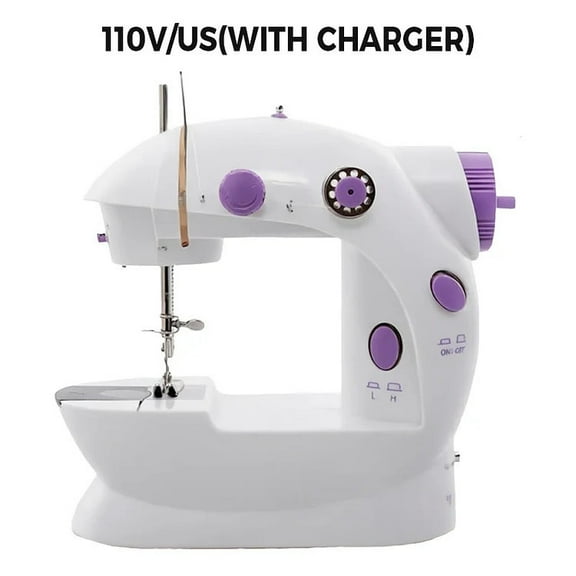 Mini Electric Sewing Machine,Stitching Machine for Clothes,Portable Sewing Machine for Beginners Adult Kids,Electric Crafting Mending Trave,Dual-Speed Control for Small Spaces or Trips