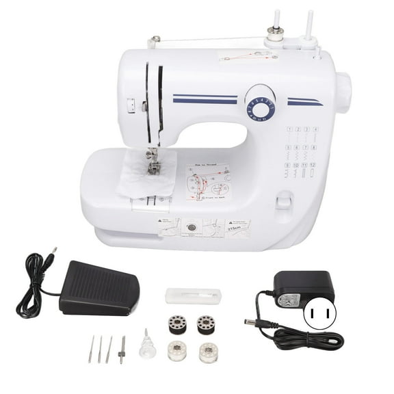 Mini Electric Sewing Machine, Wide Applications 100-240v Simple Operation Portable Sewing Machine  For Home Use