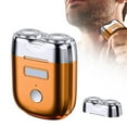 thumbnail image 1 of Mini Electric Shaver for Men, IPX7 Waterproof High-speed Rotary Shaver, USB-C Rechargeable Portable Travel Shaver, Wet Dry Dual Ring Cordless Electric Razor for Face & Head Shaving, 1 of 5
