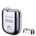 thumbnail image 1 of Mini Electric Shaver for Men, IPX7 Waterproof High-speed Rotary Shaver, USB-C Rechargeable Portable Travel Shaver, Wet Dry Dual Ring Cordless Electric Razor for Face & Head Shaving, 1 of 5