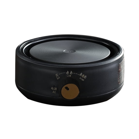 Mini Electrics Stove, 3-Stage Knob Control Hot Plates with Explosion-Proof Panel, Portable Cooker for Flower Tea Kettle, Heating Plates for Precises Temperature