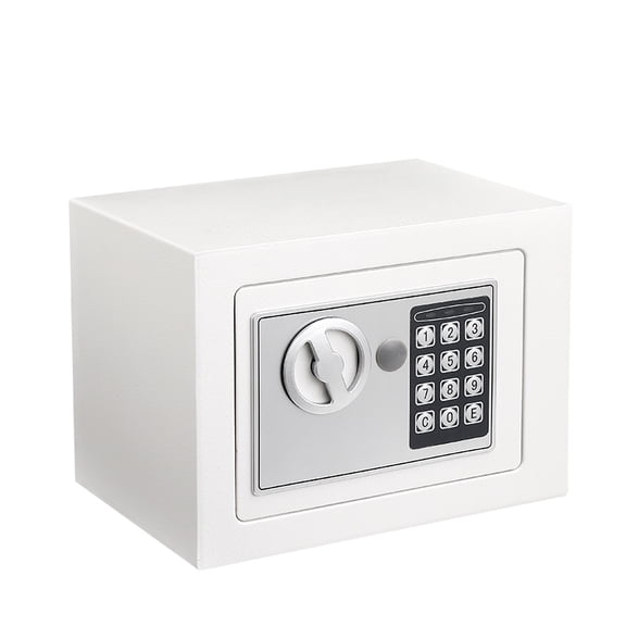 Mini Electronic Safe Box, Digital Keypad, Solid Steel Security Safe for Home Office Cash Jewelry