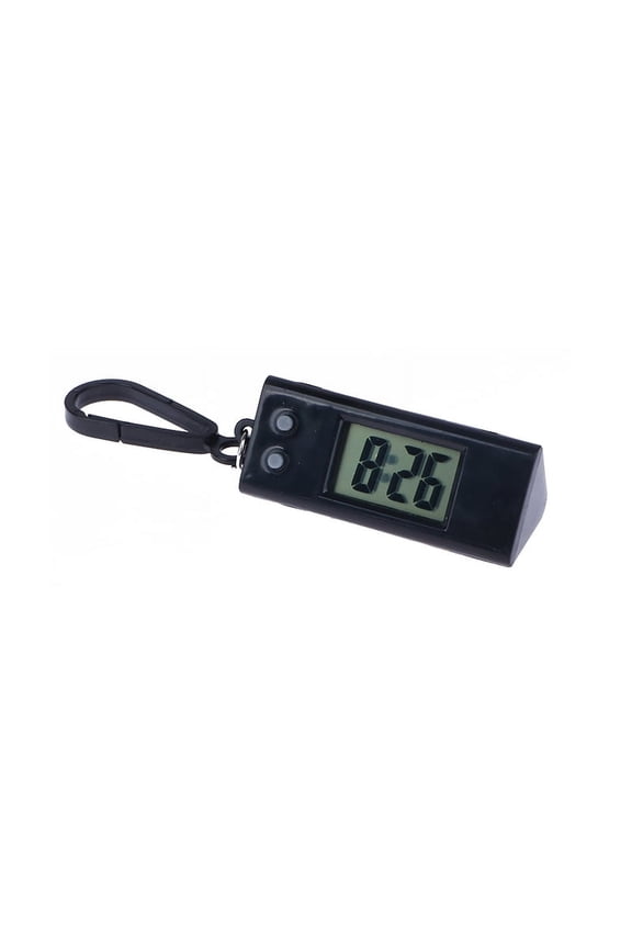 Mini Electronic Triangle Digital Watch Time Display Gift For Men And Women Student Exam Clock Hanging Keychain