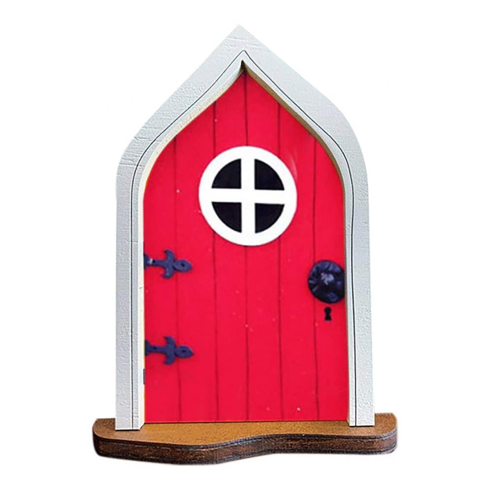Mini Elf Door, Miniature Fairy Gnome Home, Elf Home Door Windows