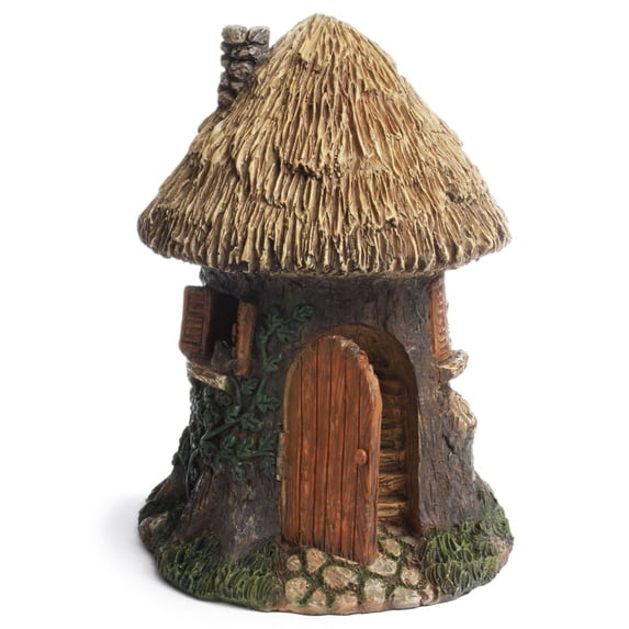 Mini Elf Tree House Gnome Home Fairy Garden Accessory Ornament Dollhouse Decor