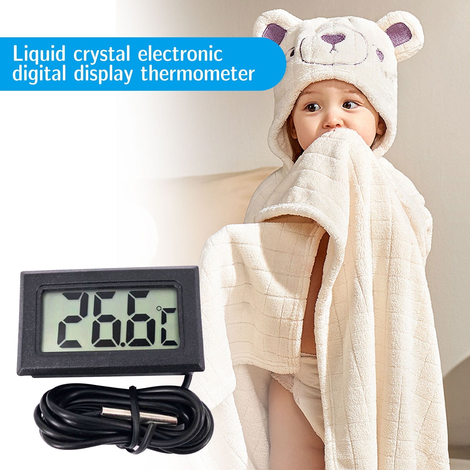 Mini Embedded Electronic Digital Display Fish Tank Refrigerator Water