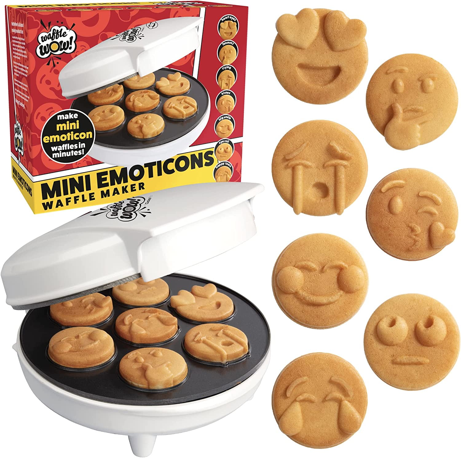 Animal Waffle Maker - Kids Waffle Maker and Mini Pancake Maker with 7 Fun Animal Face Waffle Maker Shapes - Easy to Use Non-Stick Electric Griddle