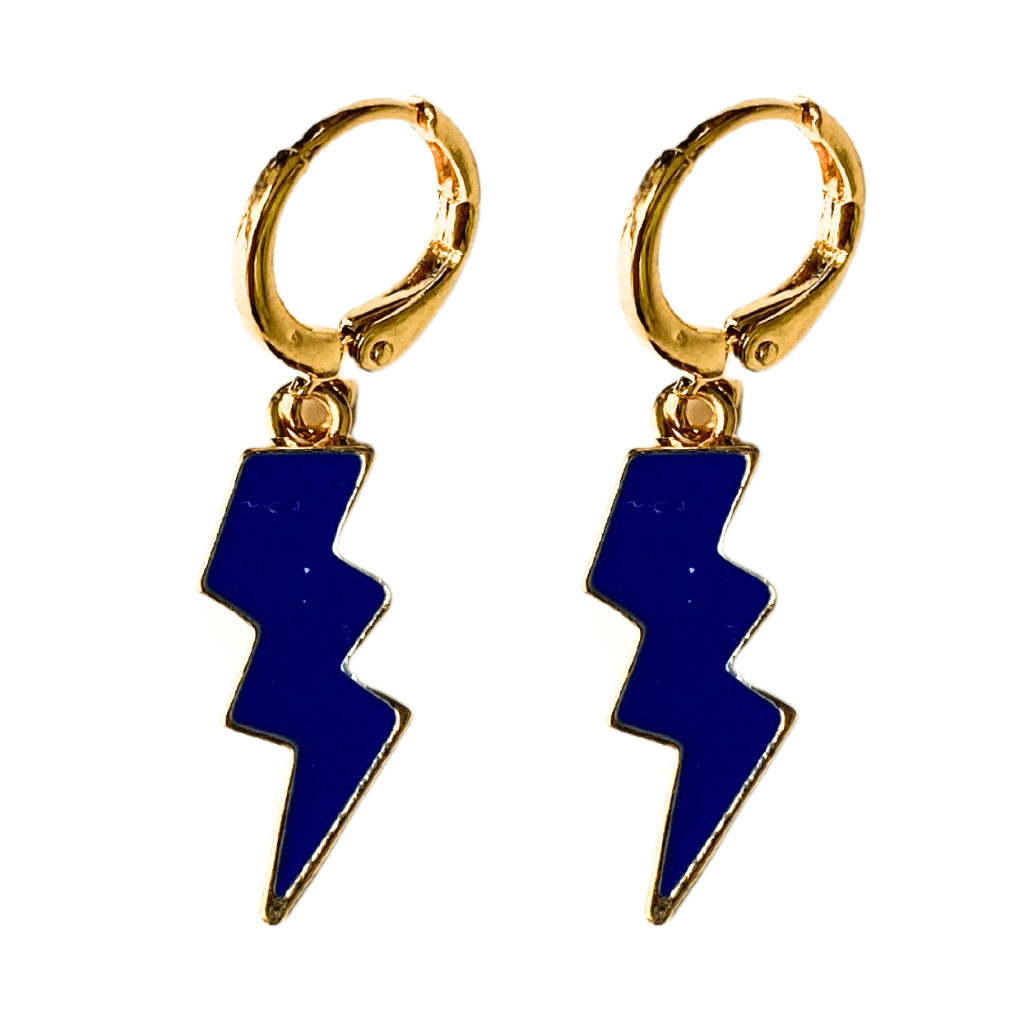 Earrings Illsta Bright Navy Mini Hoop - Elk