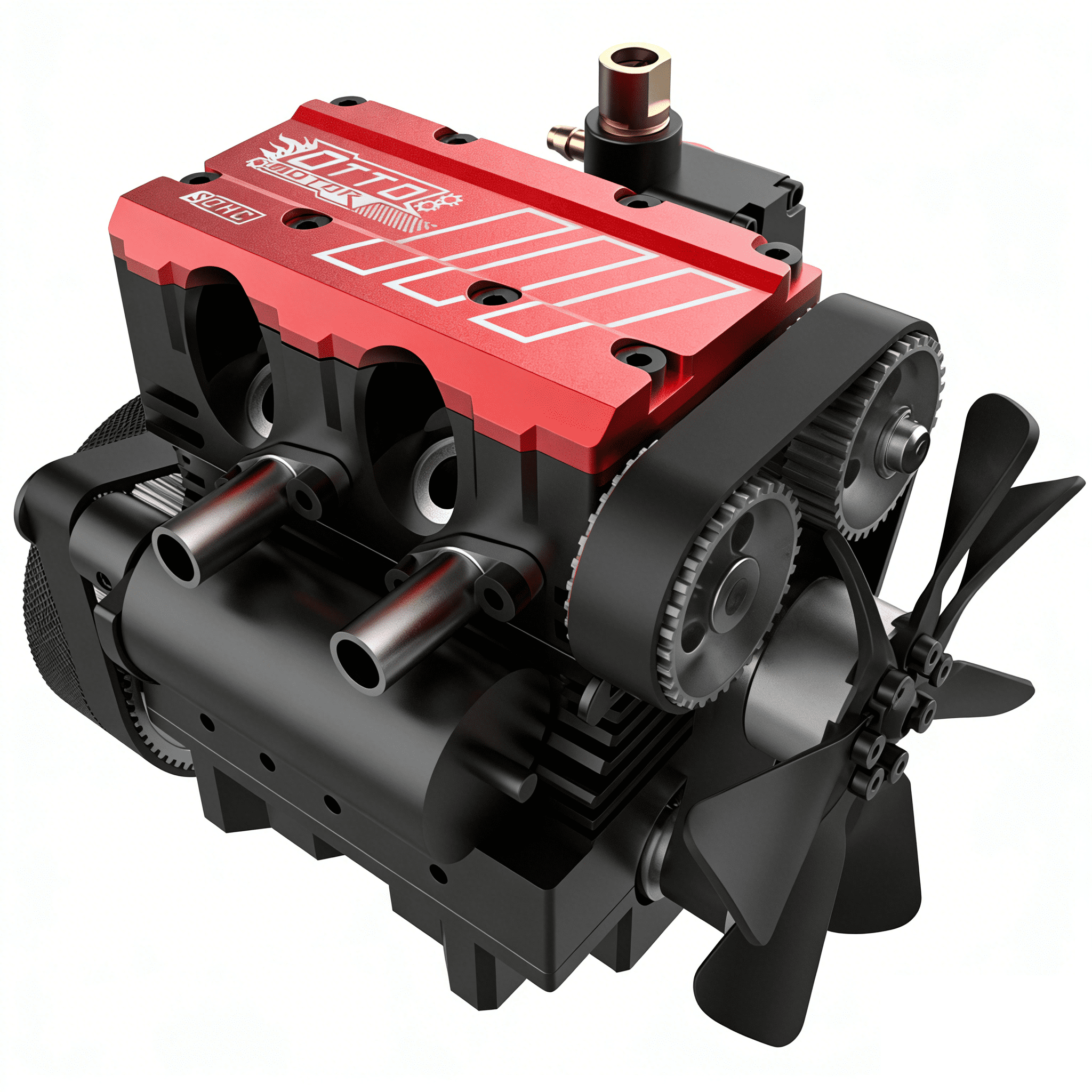 Ford Mini Engine Kit Mini Engine Kit That Runs, 7.0cc Inline Double Cylinder 4-Stroke Air ...