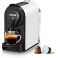 thumbnail image 1 of Mini Espresso Machine for Nespresso Pod, 20 Bar Single Serve Coffee Maker, 1400W, White, 1 of 4