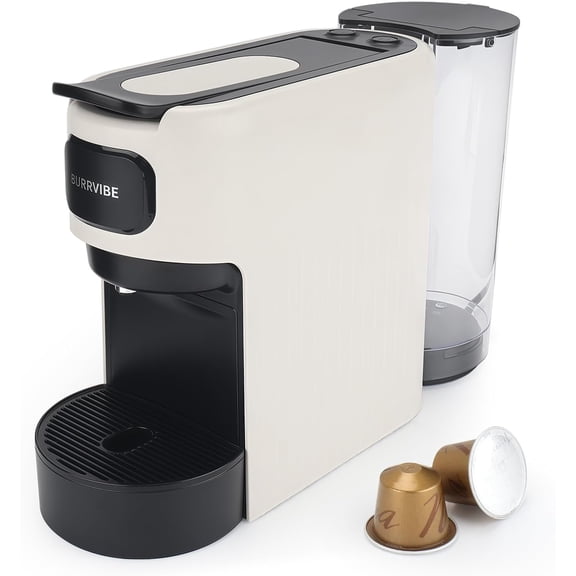 Mini Espresso Pod Machine Compatible with Nespresso Original Pods, 20 Bar Capsule Coffee Maker with 40 oz Removable Water Tank,Programmable Espresso Machine with Espresso and Lungo Modes
