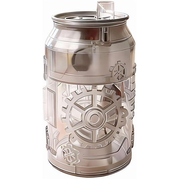 Mini Essential Oil Diffuser, Portable Can-Shape Air Freshener for Desk Car Office