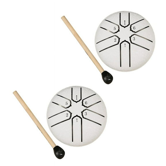 Mini Ethereal Drum, Outdoor Rain Drum, Garden Rain Drum, Rain Chakra Drum, Rainy Season Outdoor Rain Drum White Titanium Alloy White