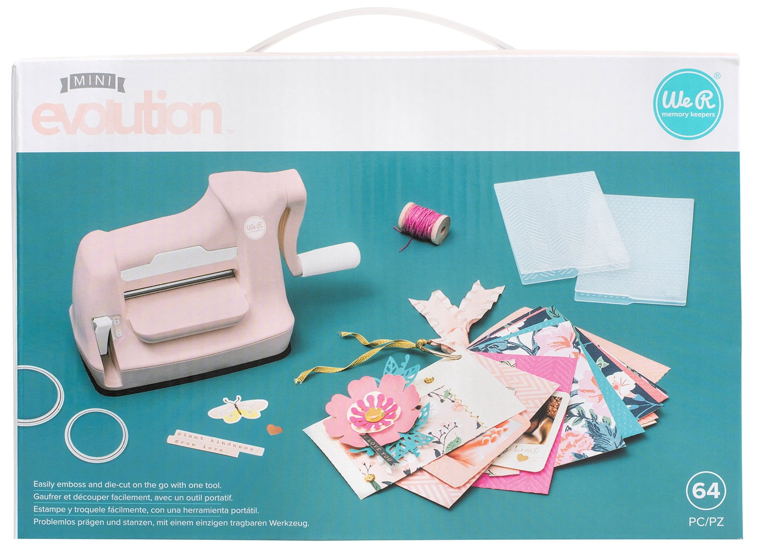 We R Mini Evolution Die Cut Machine Kit-Pink