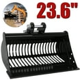 thumbnail image 1 of Mini Excavator Screening Bucket23.6 Inch Sieve Bucket, Precise Stone-Soil Separation Excavator Accessory, Specially Designed for Separating Stones and Sand for Material Filtering, 1 of 8