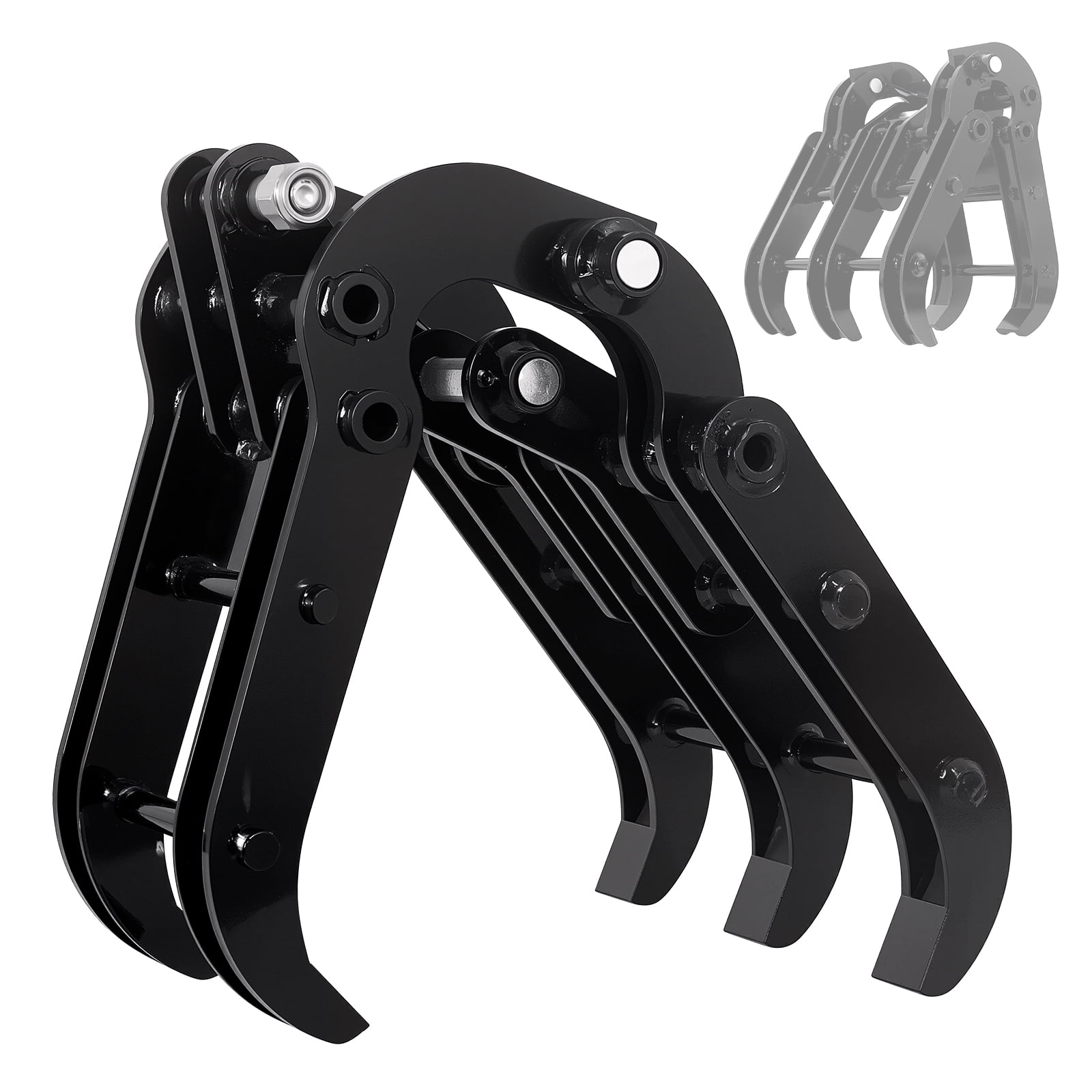 Mini Excavators Grapple Attachments, Grapple Wide Opening Mechanical, 0 ...