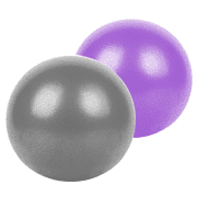 Mini Exercise Ball, Yoga Ball, Pilates Ball, Core Training and Physical Therapy, Improves Balance grey+purple