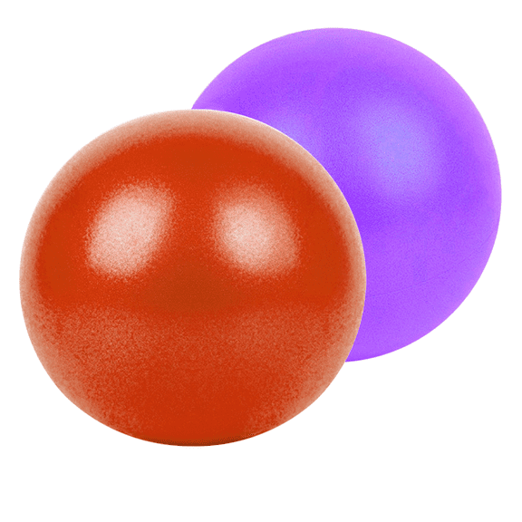 Mini Exercise Ball, Yoga BallPilates Ball , Core Training and Physical Therapy, Improves Balance