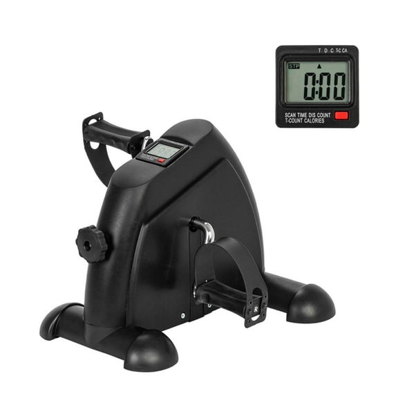 Compact Black Mini Exercise Bike for Hands and Feet Home Trainer Equipment