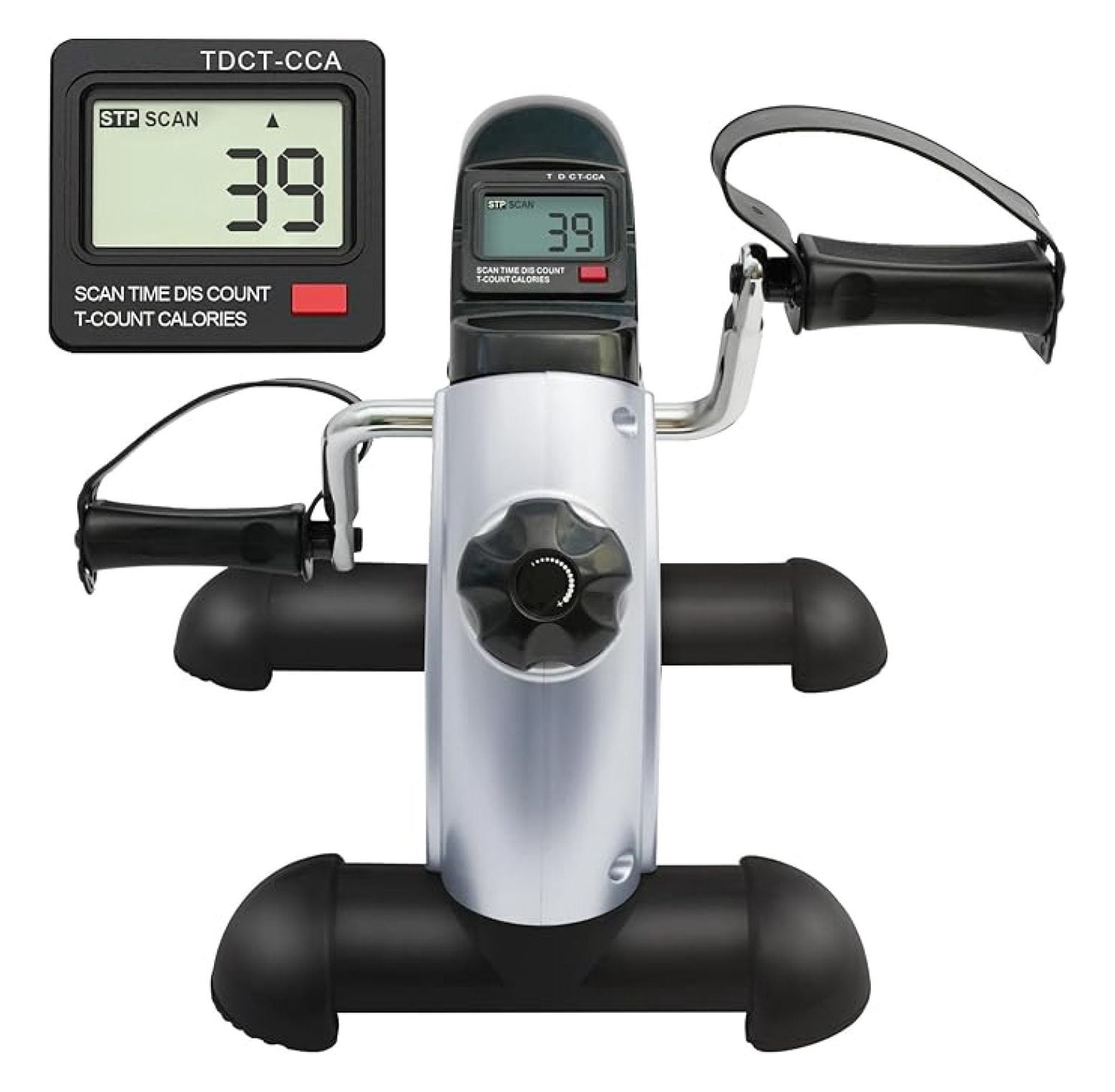 Mini Exercise Bike: Portable Under Desk Bike Pedal Exerciser Foot Cycle ...