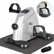 BAOKALER Mini Exercise Bike, Under Desk Bike Pedal Exerciser, Peddler Exerciser, Portable Foot Cycle Arm & Leg Peddler Machine with LCD Screen Displays