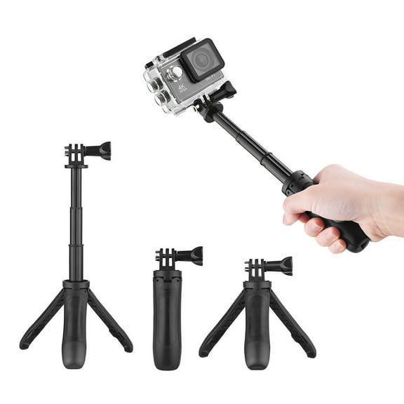 Mini Extension Selfie Stick Tripod Stand Hand Grip for GoPro Hero 3/5/4/3 3 for Yi Lite/4k/4k  for SJCAM/Andoer/AKASO Sports Action Camera