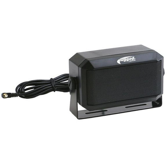 Mini External Speaker for Mobile Radios, Black