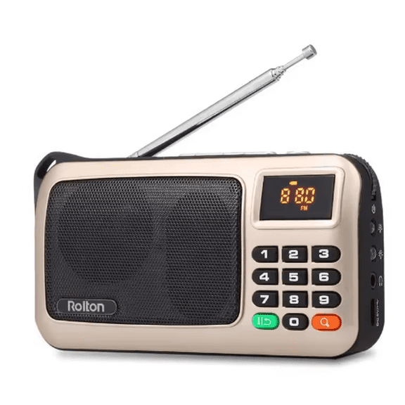 Mini FM Radio Speaker Music Player TF Card USB For PC iPod Phone With LED Display