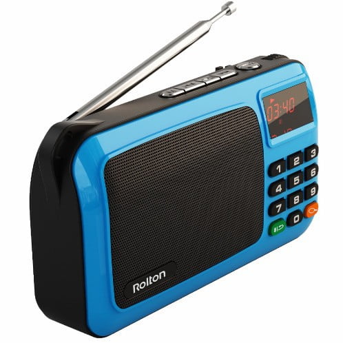 Mini FM Radio Speaker Music Player TF Card USB For PC iPod Phone With LED Display