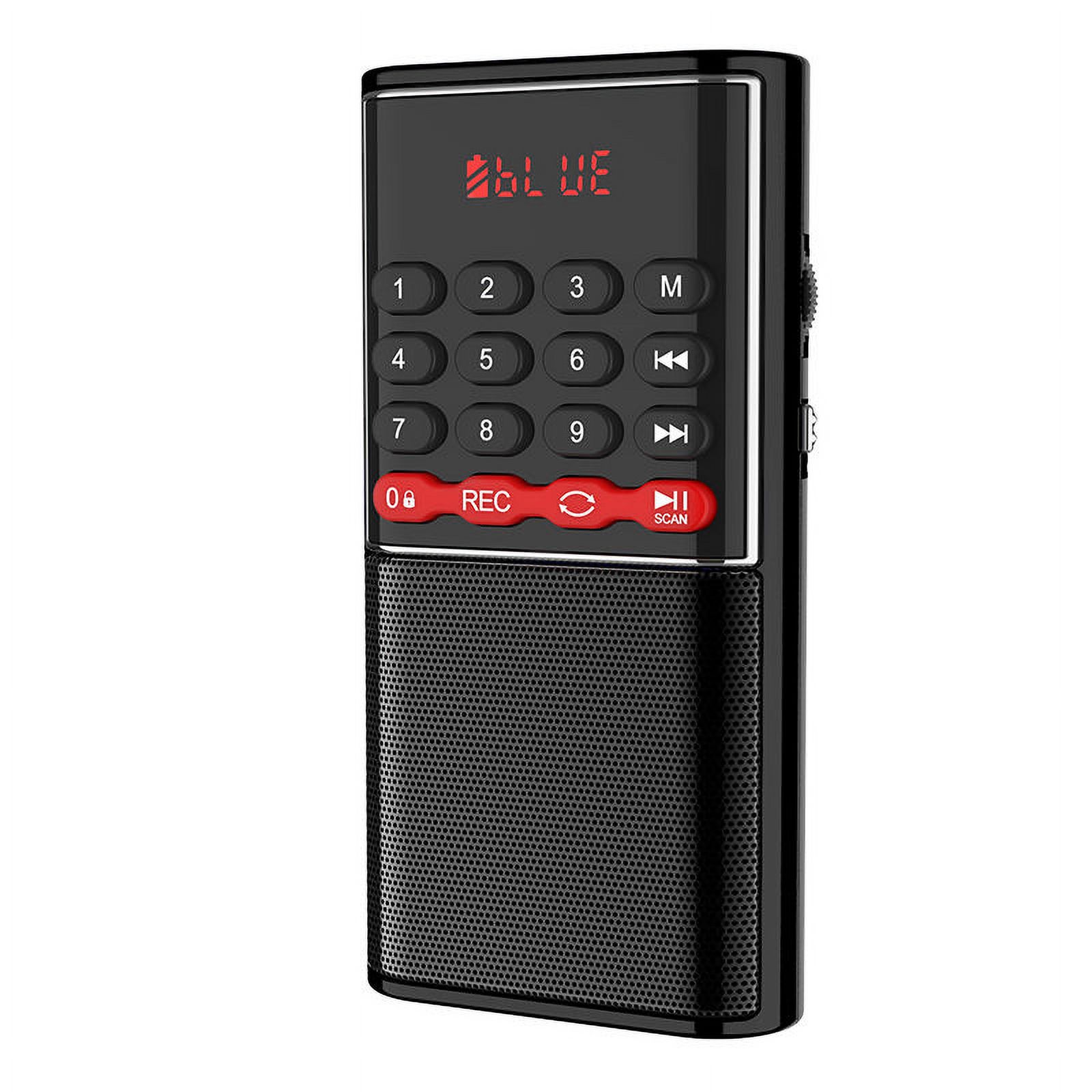 Mini FM radio Portable Bluetooth Speaker MP3 Music Player with Digital ...