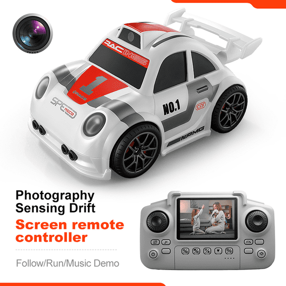 Mini FPV RC Car with Integrated Camera Screen Remote Controller and Photography Sensing Drift