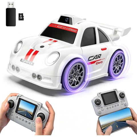 Mini FPV RC Car with Integrated Camera Screen Remote Controller and Photography Sensing Drift