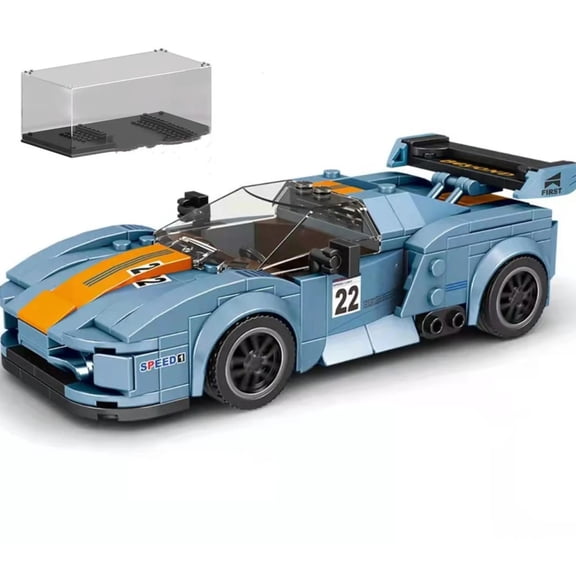 Mini Famous Series Sports Car Assembly Building Blocks Toy Models
