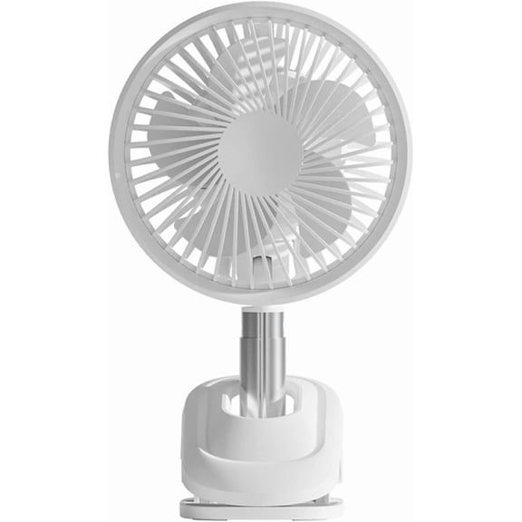 Mini Fan Auto Oscillating Clip & Desk Fan Quiet Operation 3 Speeds Rechargeable