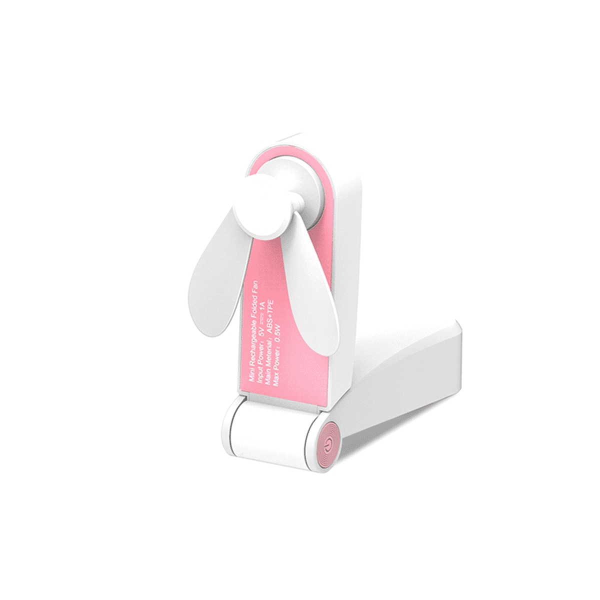 Mini Fan USB Portable Folding Pocket Fan Can Be Hand and Can Be Placed