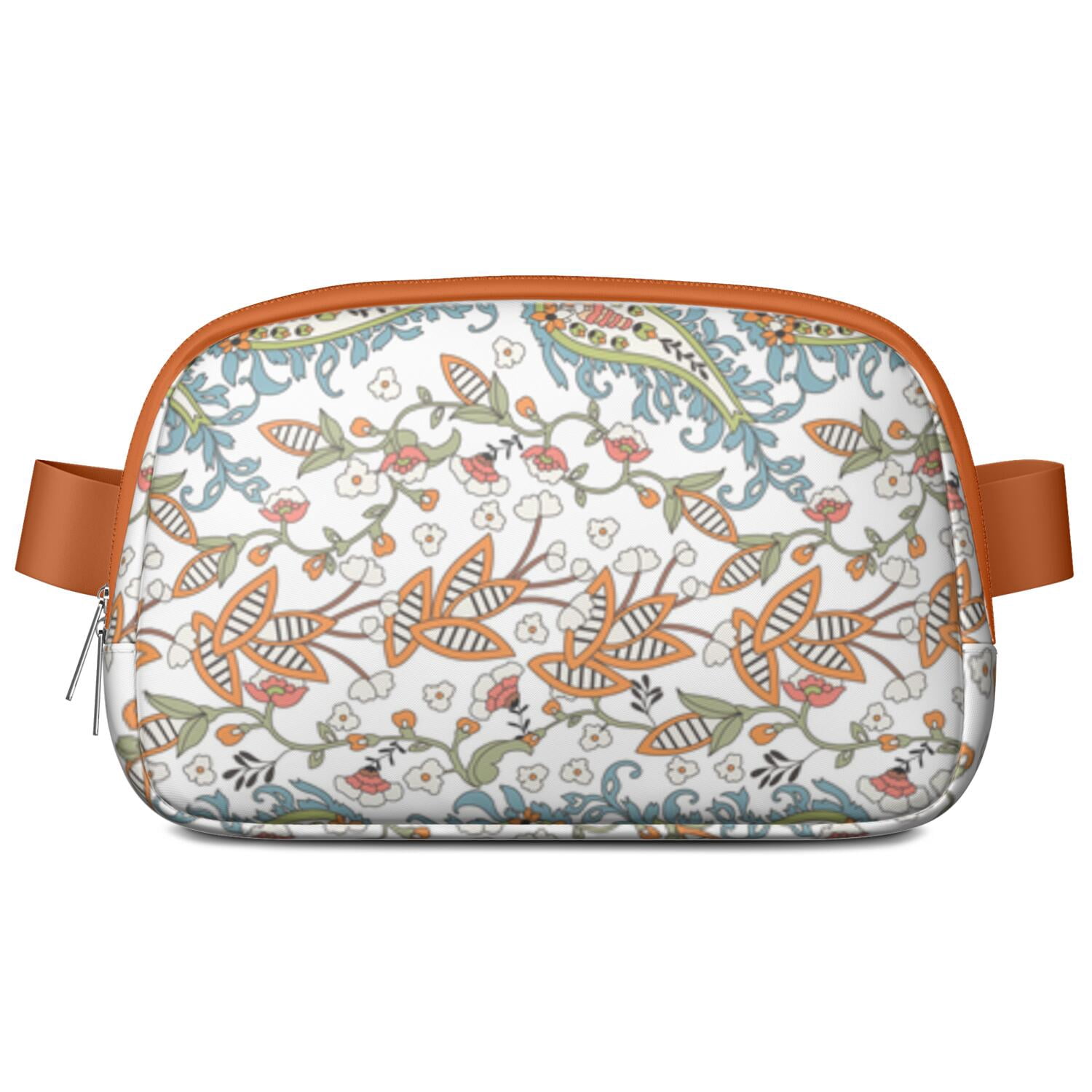 Mini Fanny Pack Paisley Art Belt Bag for Women, Fashionable Waterproof Waist Pack with Adjustable Strap for Workout Running Traveling Hiking Cycling