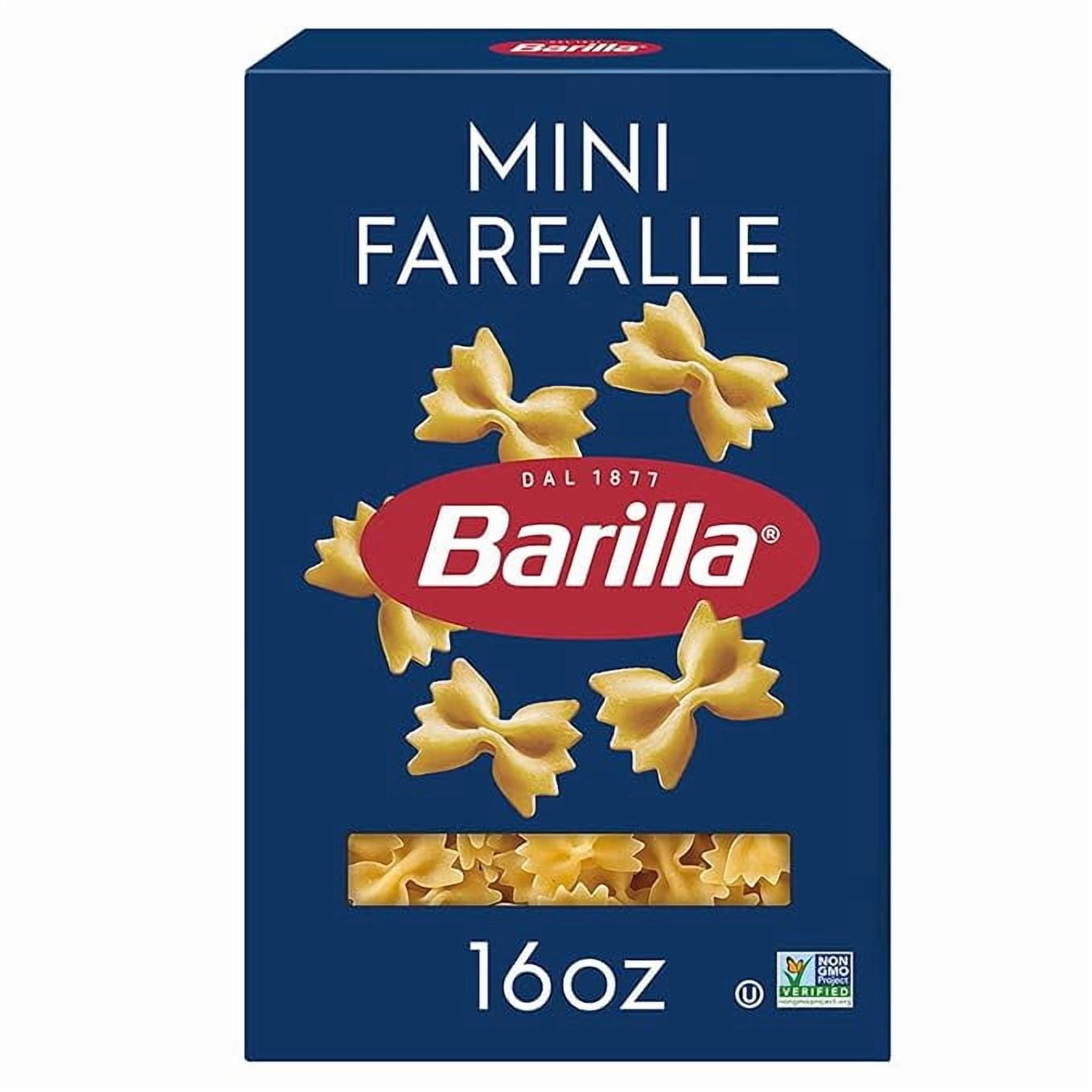 Mini Farfalle Pasta, 16 oz. Box - Non-GMO, Made with Durum Wheat ...