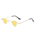 thumbnail image 1 of Mini Fashionable Sunglasses Small Heart Personalized Shades Glasses Metal, 1 of 3