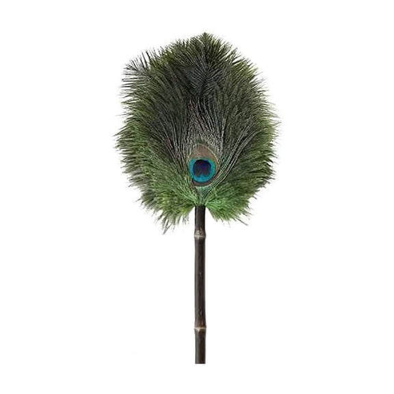 A Mini Feather Duster For Cleaning Small Spaces And Details Reusable Static Dust Collector For Shelves Electronics And Furniture Compact 10.2 Inch Handle With Soft Feathers 1Pc