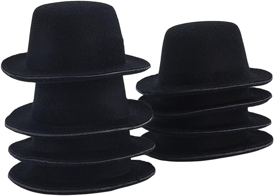 Mini Felt Top Hats Miniature Formal Party Hats Mini Felt Hat Magician ...