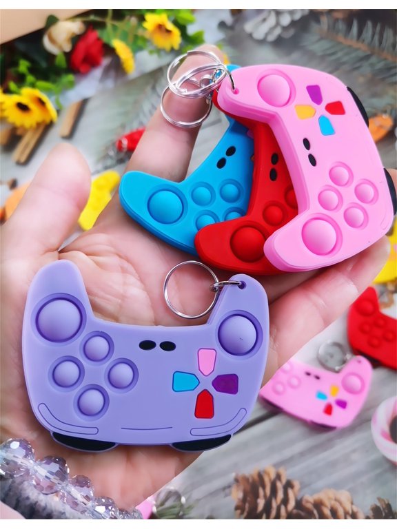Mini Fidget Keychain Classroom Party Favors 20 Pack for Kids Birthday Gifts