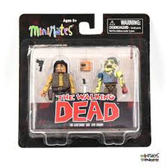 Mini Figure 2Pack Survivor Leader & Zombie with Weapons