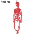 thumbnail image 1 of Mini Figure Tricky Halloween Toys Human Skeleton Funny Tricks Keychain Body Bones Model Pendant ROSE RED, 1 of 8