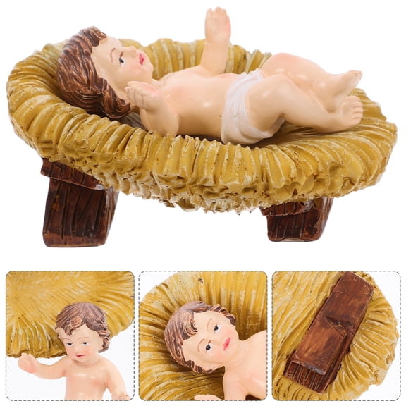 Amosfun Child Figurine Resin 1Set